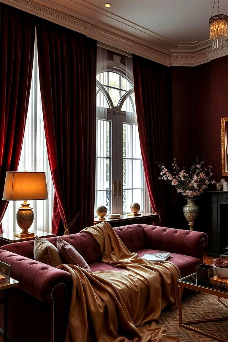 Luxe Fabrics and Finishes - 24 Eclectic Interior Design Ideas