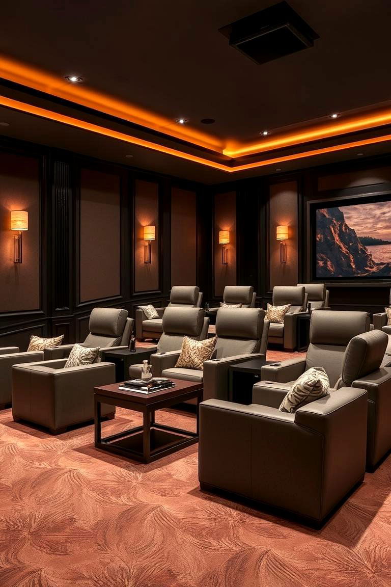 Luxe Home Cinema Lounge - 24 Tv Room Ideas