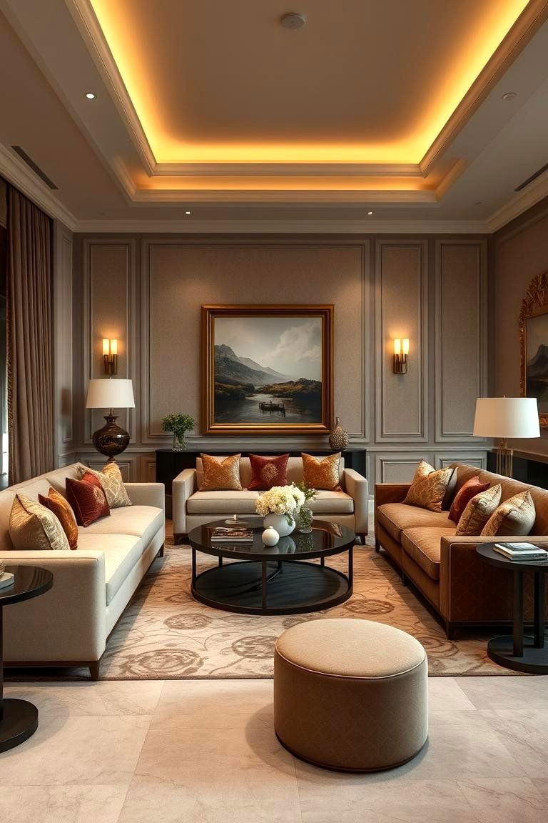 Luxe Lounge for Him - 24 Mens Living Room Ideas