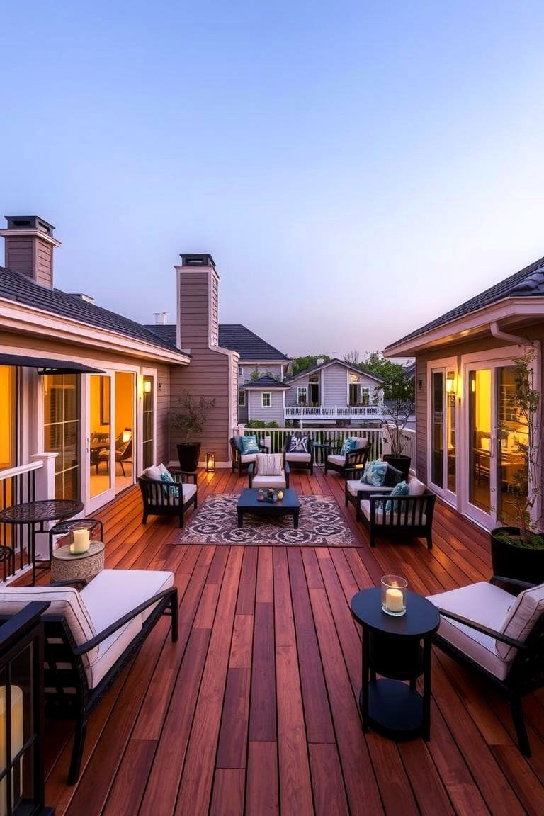 Luxe Resort Style Deck - 24 Deck and Patio Combination Ideas