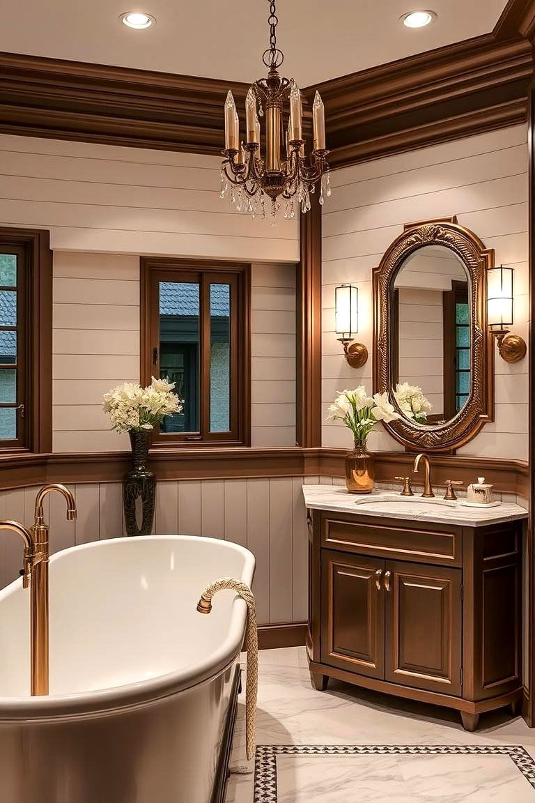 Luxe Shiplap Finishes - 24 shiplap bathroom ideas