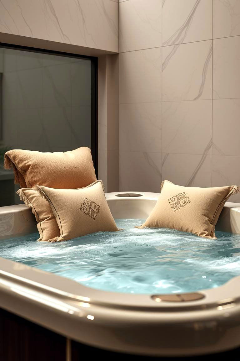 Luxurious Accents - 24 Hot Tub Decor Ideas