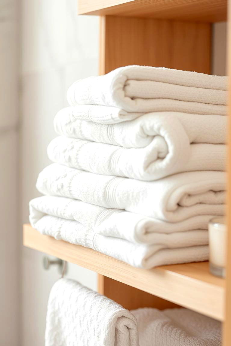 Luxurious Bathrobe and Towels - 24 Zen Bathroom Ideas