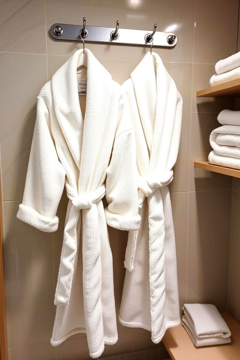 Luxurious Bathrobes and Towels - 24 Romantic Bathroom Ideas
