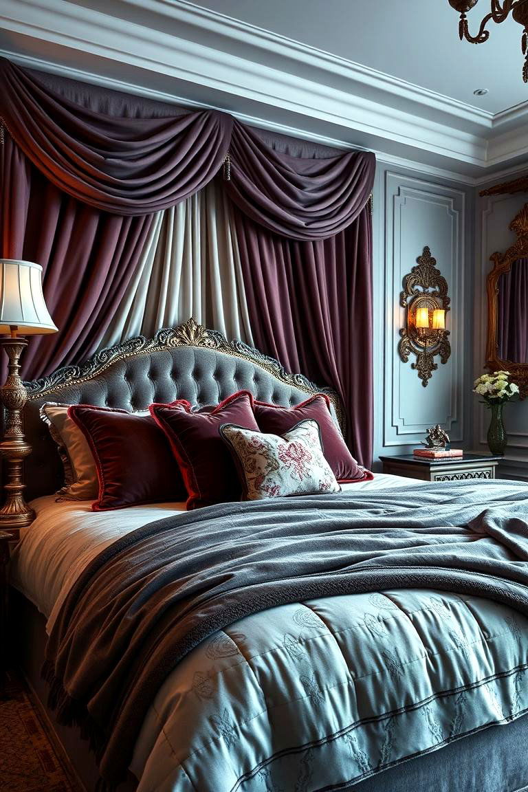 Luxurious Boho Details - 24 Grey Boho Bedroom Ideas