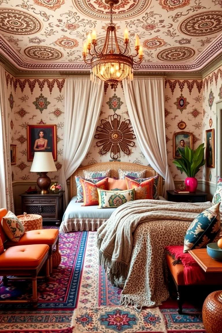 Luxurious Boho Fusion - 24 Bedroom Ideas For Couples