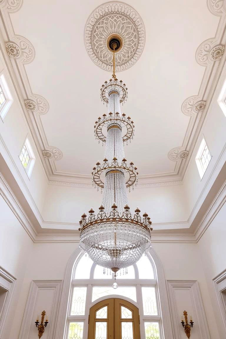 Luxurious Chandeliers - 24 Hallway Lighting Ideas