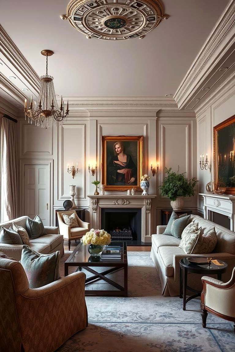 Luxurious Comfort - 24 Dulux Egyptian Cotton Living Room Ideas