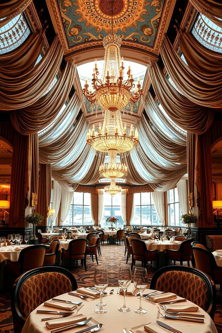 Luxurious Glamour Ambience - 24 Restaurant Interior Design Ideas