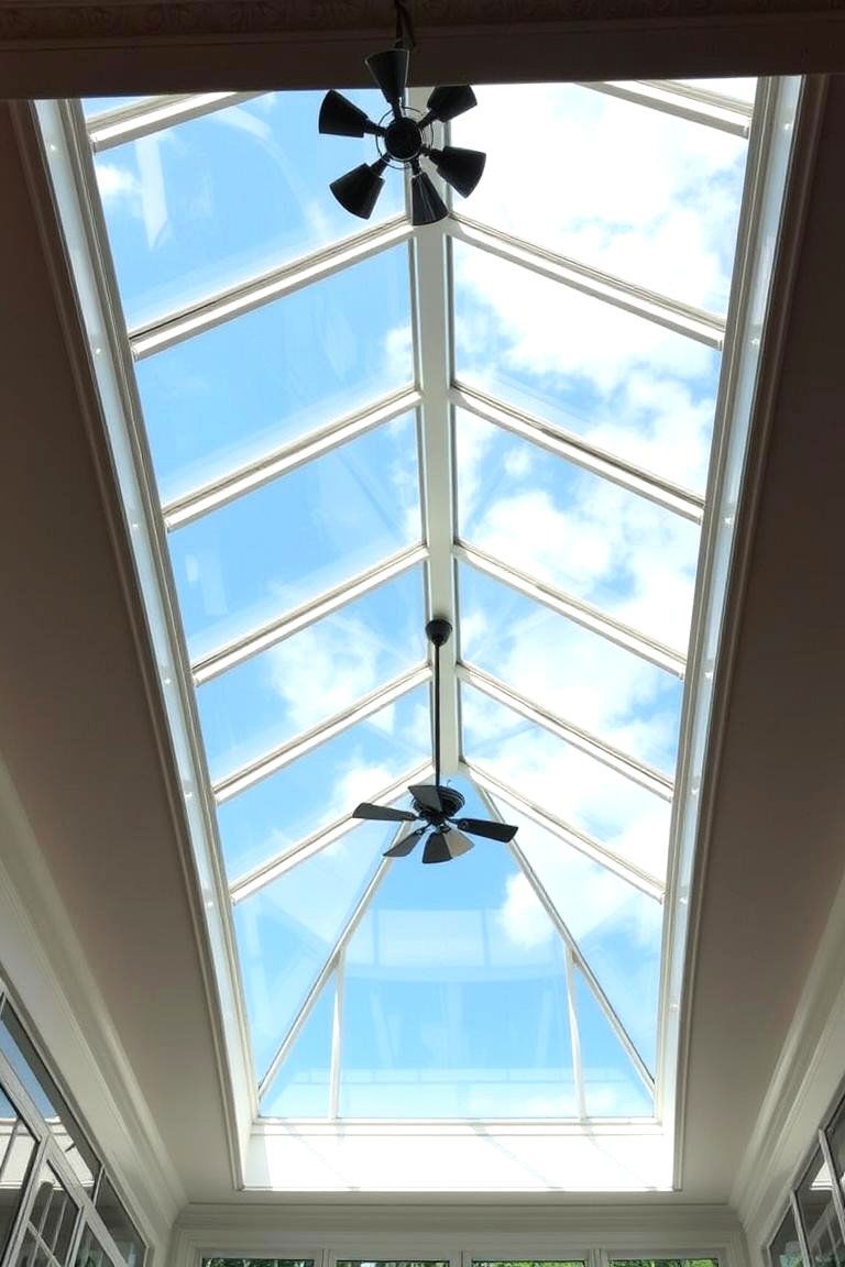 Luxurious Glass Ceiling - 24 patio ceiling ideas