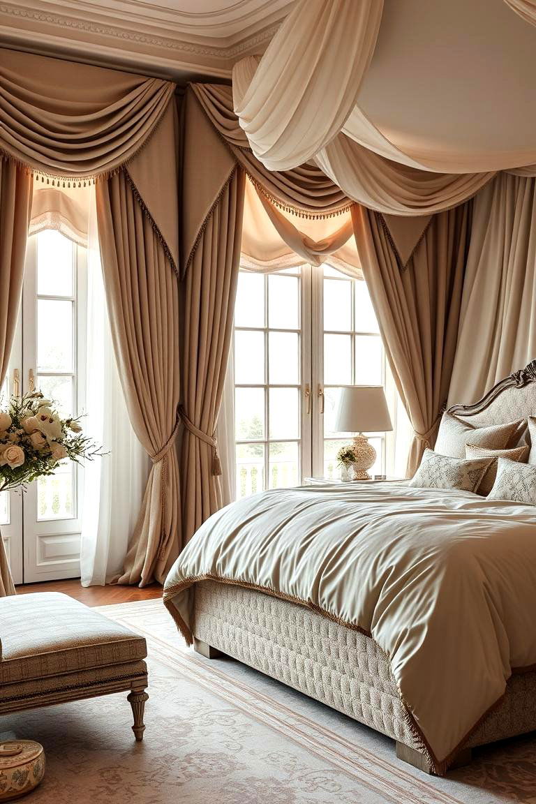Luxurious Magnolia Layers - 24 Magnolia Bedroom Ideas