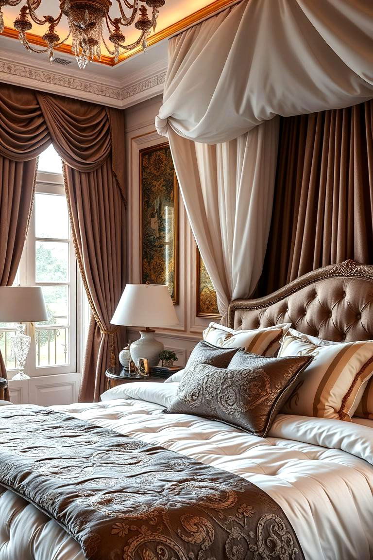 Luxurious Plush Haven - 24 Bedroom Ideas For Couples