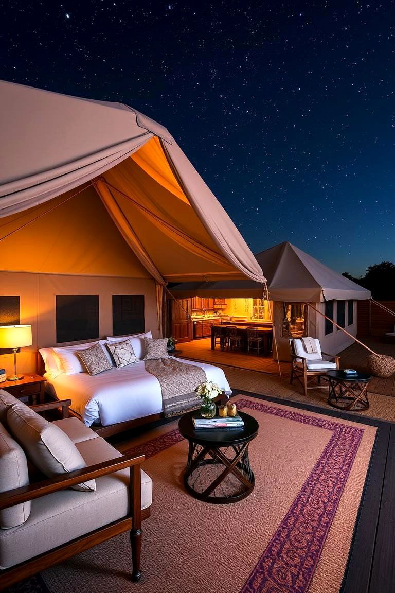 Luxurious Tented Suite - 24 Outdoor Bedroom Ideas