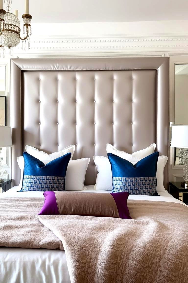 Luxurious Throw Pillows and Blankets - 24 Glam Interior Design Ideas