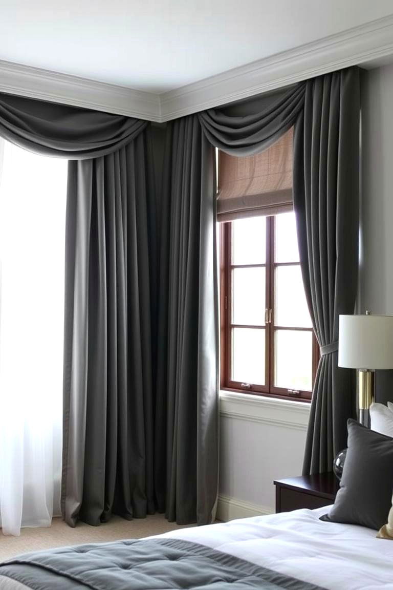 Luxurious Window Treatments for Privacy and Light Control - 24 luxury modern bedroom ideas