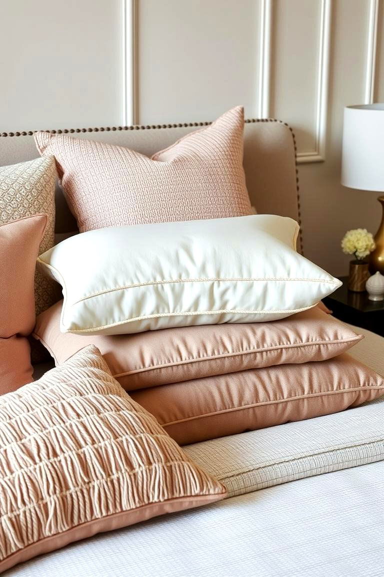 Luxury Cushion Arrangement - 24 Bedroom Seating Area Ideas