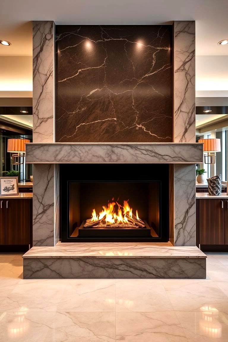 Luxury Finishes Gas Fireplace - 24 Corner Gas Fireplace Ideas