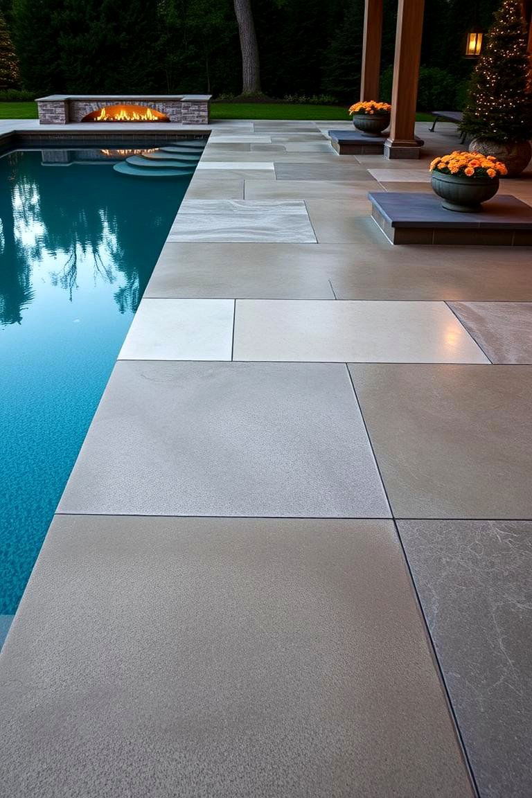 Luxury Finishes - 24 Concrete Pool Deck Ideas