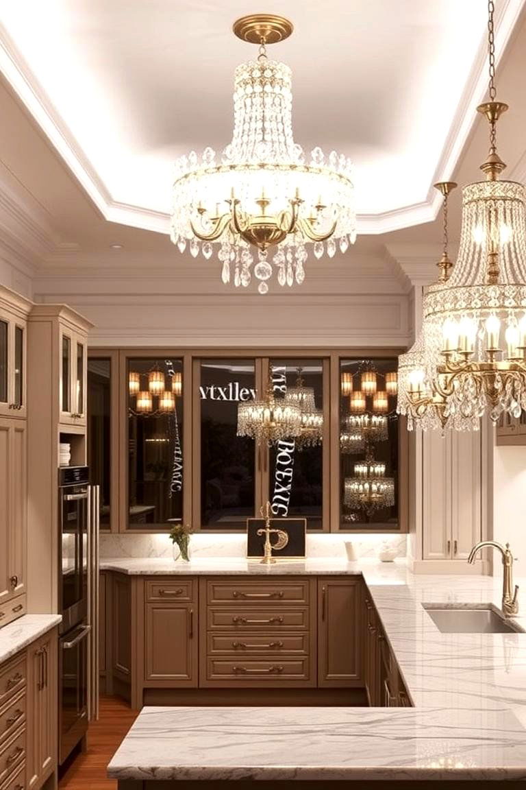 Luxury Lighting Fixtures - 24 Kitchen Design Ideas