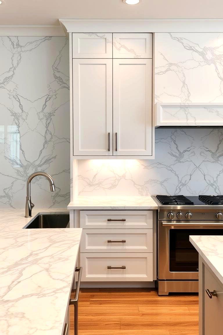 Luxury Materials for Countertops - 24 Kitchen Design Ideas