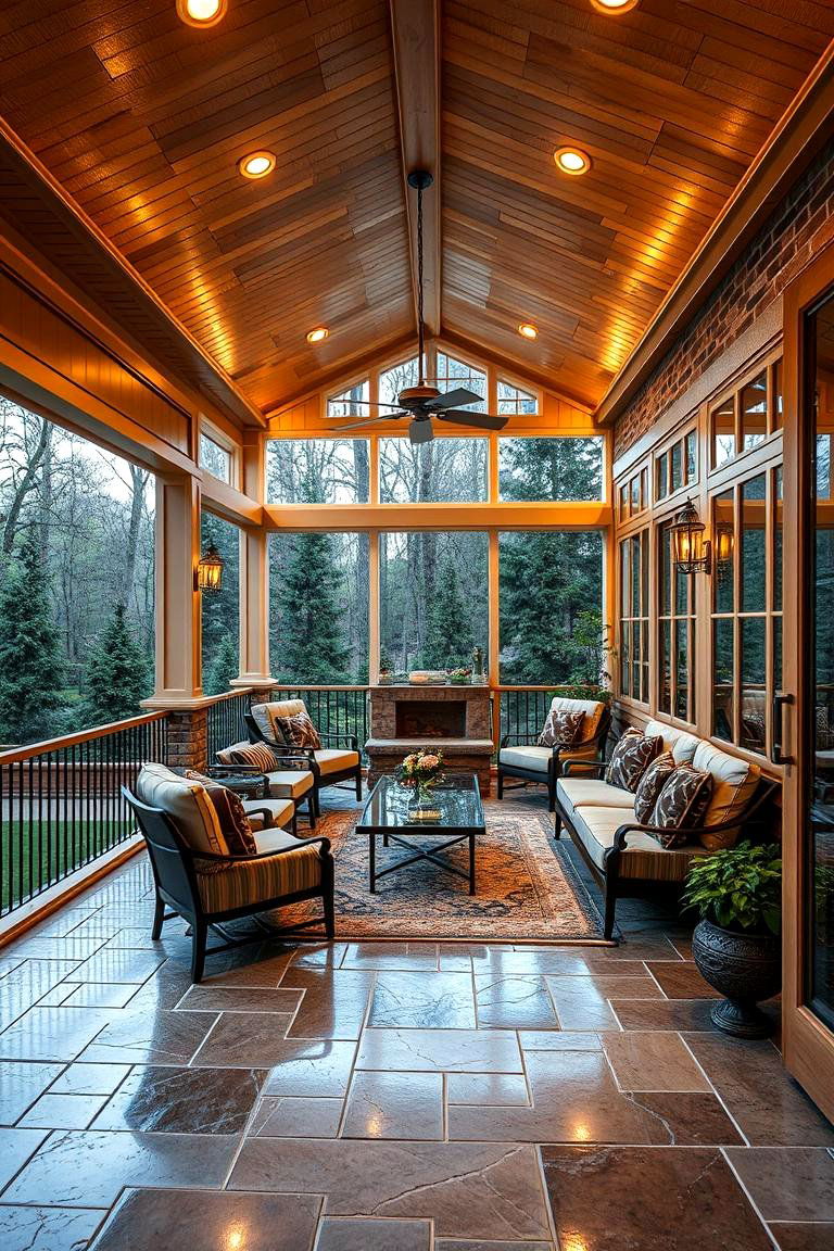 Luxury Outdoor Screening - 24 Screened-in Porch Ideas