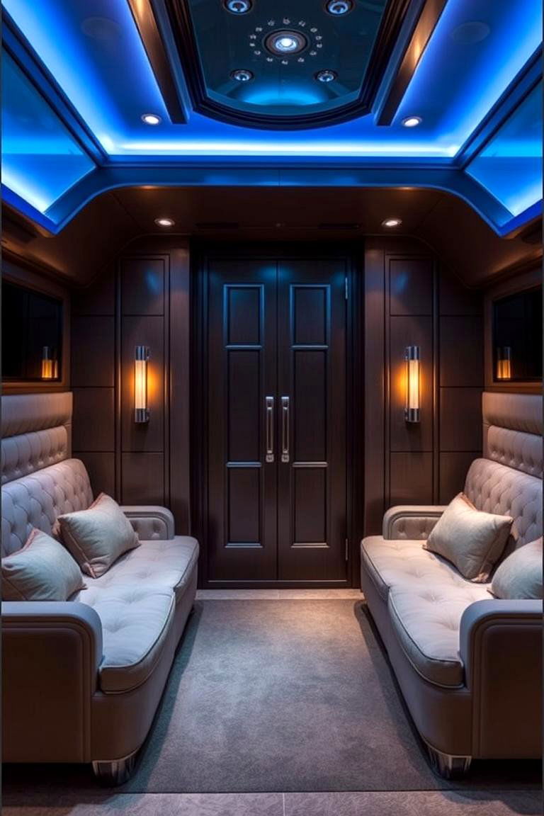 Luxury Safe Room with Integrated Comfort - 24 Safe Room Ideas