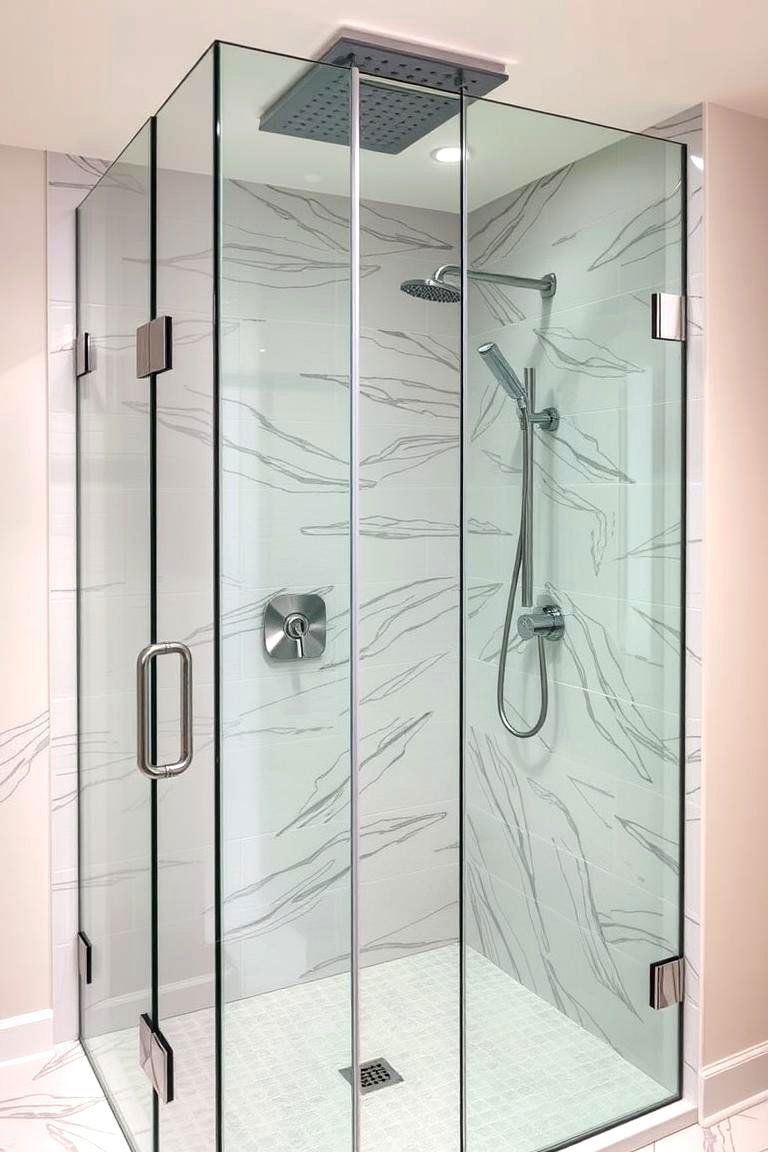 Luxury Shower Space - 24 Basement Bathroom Ideas