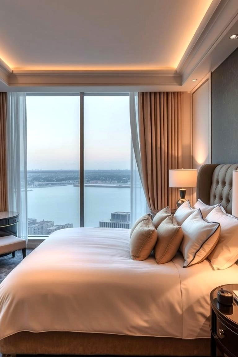 Luxury Suite with Soft Accents - 24 Bedroom Ideas for Women