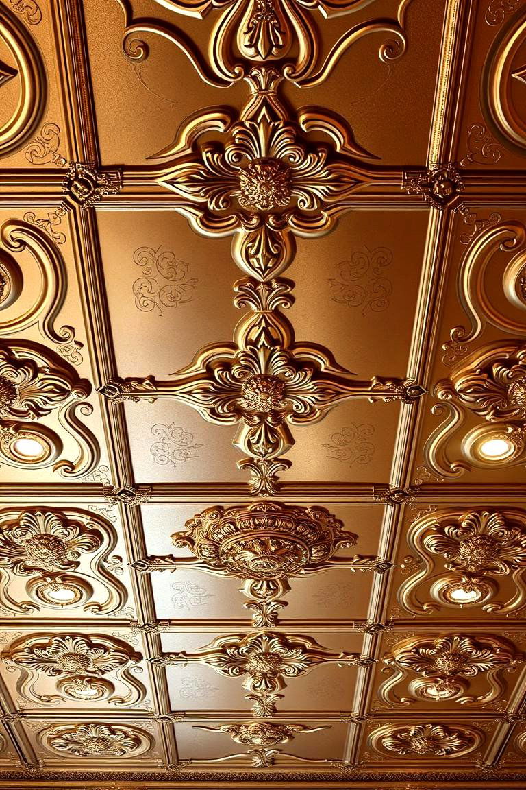 Luxury Tin Ceiling Finishes - 24 Tin Ceiling