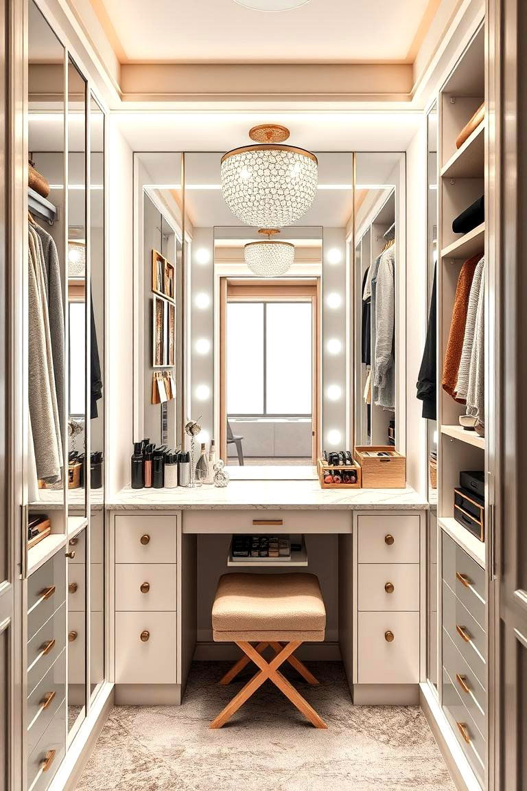 Luxury Vanity Areas - 24 Walk in Closet Ideas