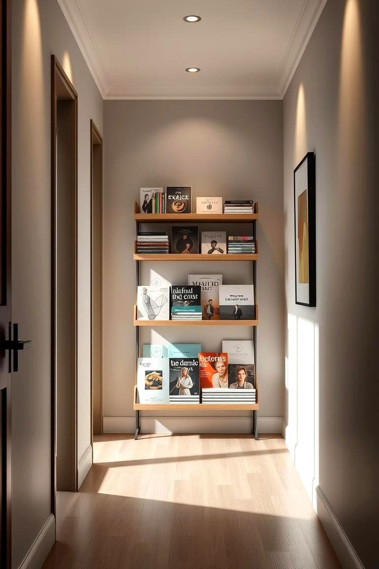 Magazine and Book Racks - 24 Hallway Storage Ideas