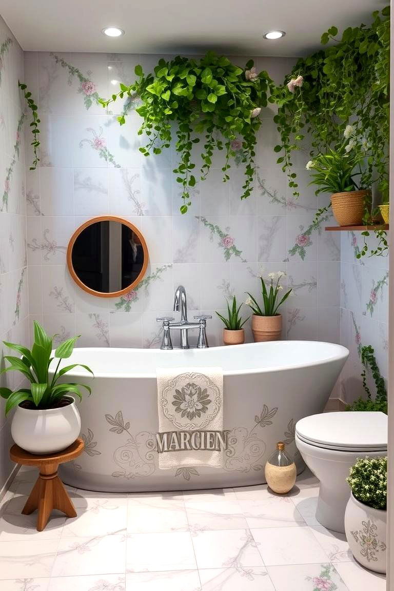 Magical Garden Accents - 24 Harry Potter Bathroom Ideas
