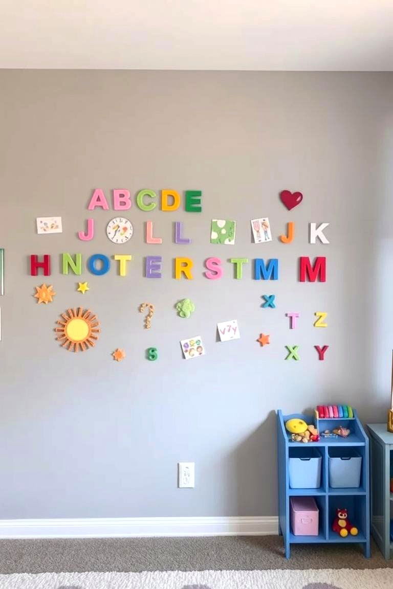 Magnetic Marvel Wall - 24 Kids Room Paint Ideas