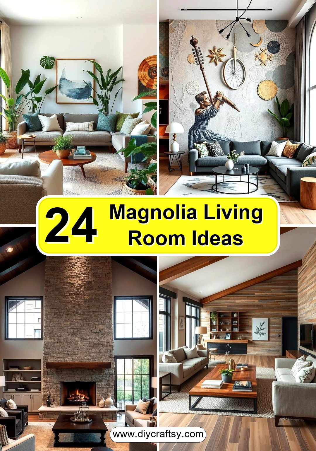 Magnolia Living Room Ideas
