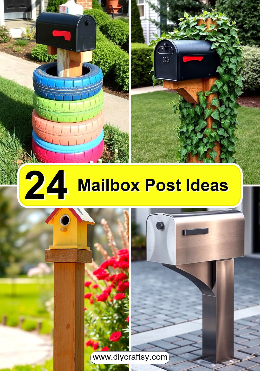Mailbox Post Ideas