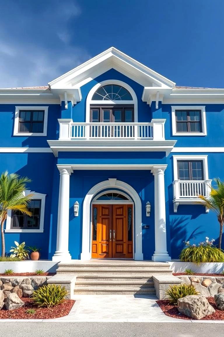 Majestic Ocean Blue - 24 Blue Exterior House Colors