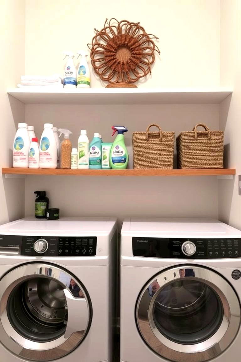 Make Use of the Space Above Your Washer and Dryer - 24 Laundry Room Storage Ideas