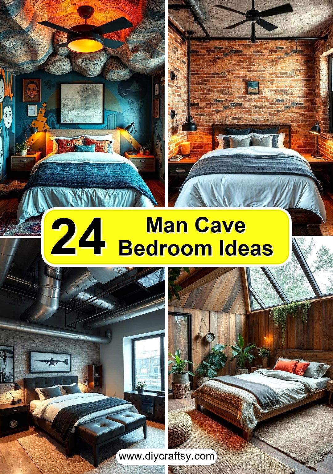 Man Cave Bedroom Ideas