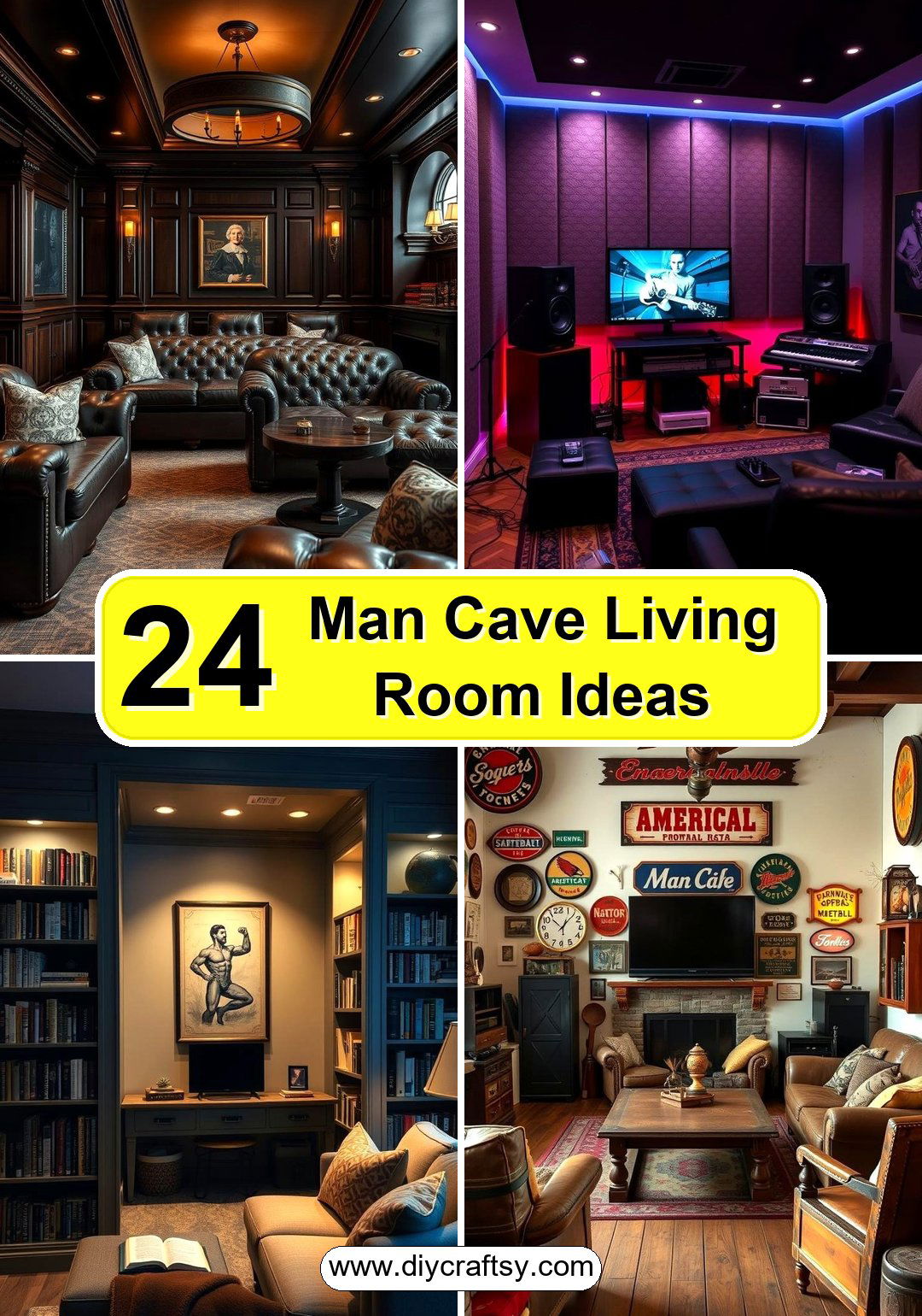 Man Cave Living Room Ideas