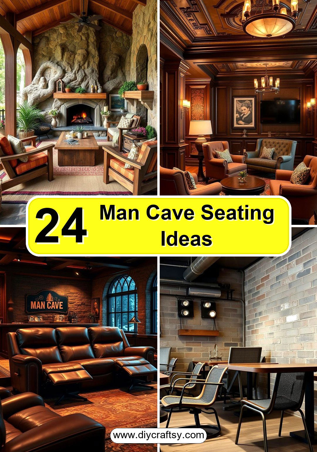 Man Cave Seating Ideas