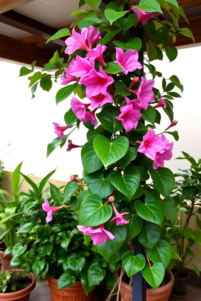 Mandevillas Exotic Blooms - 24 Patio Plants