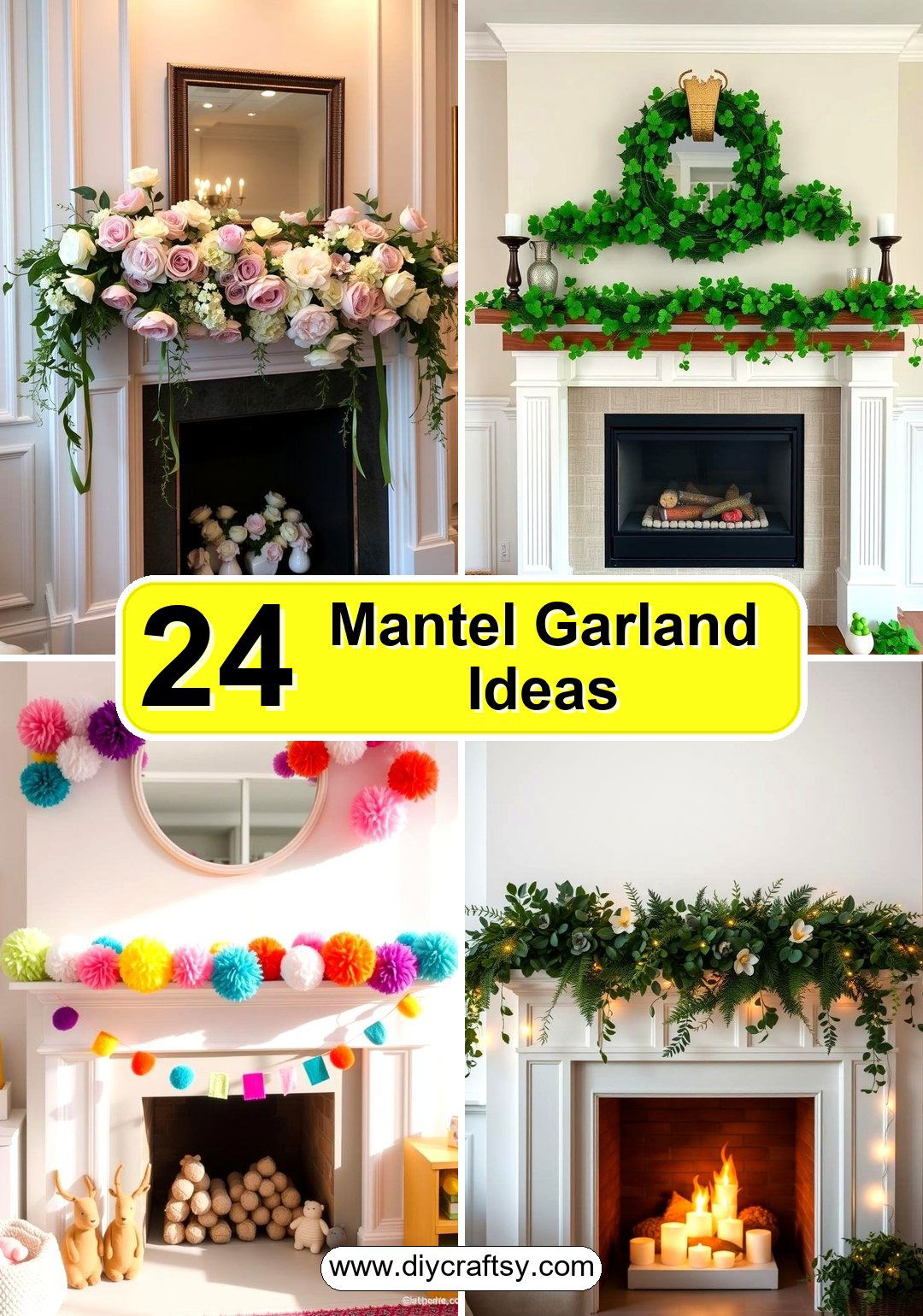 Mantel Garland Ideas