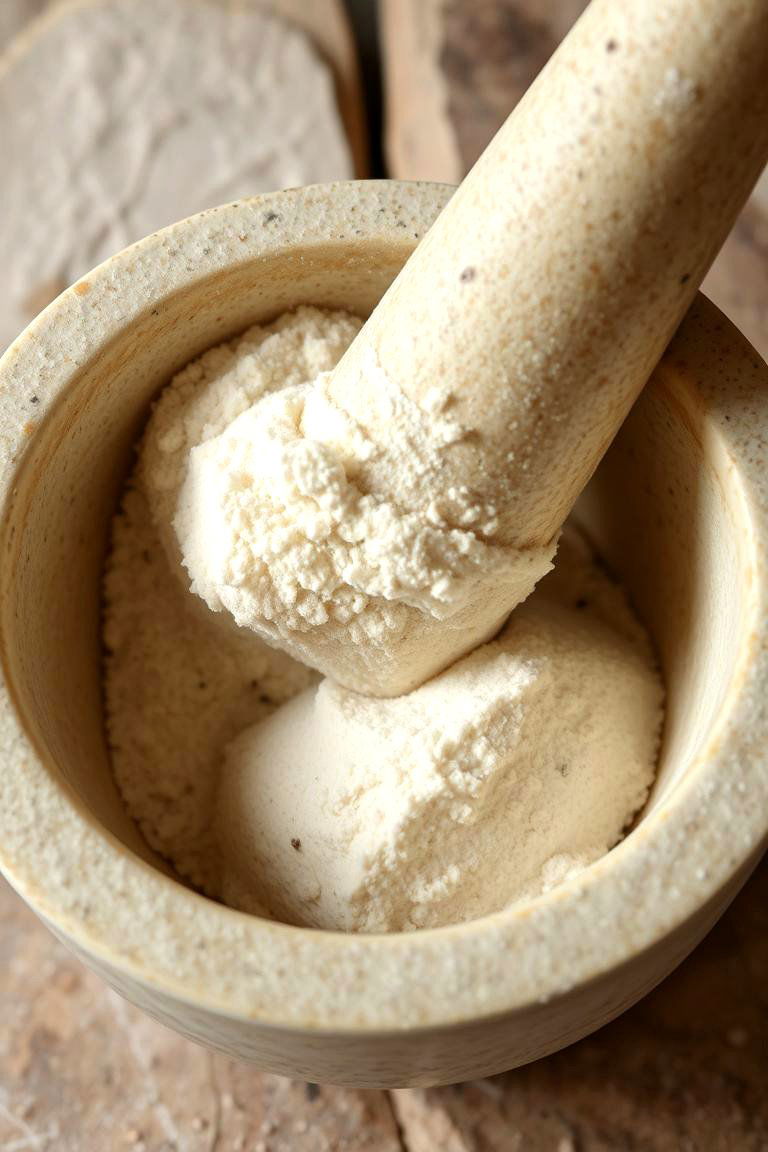 Manual Grain Grinding - 24 Primitive Kitchen Ideas
