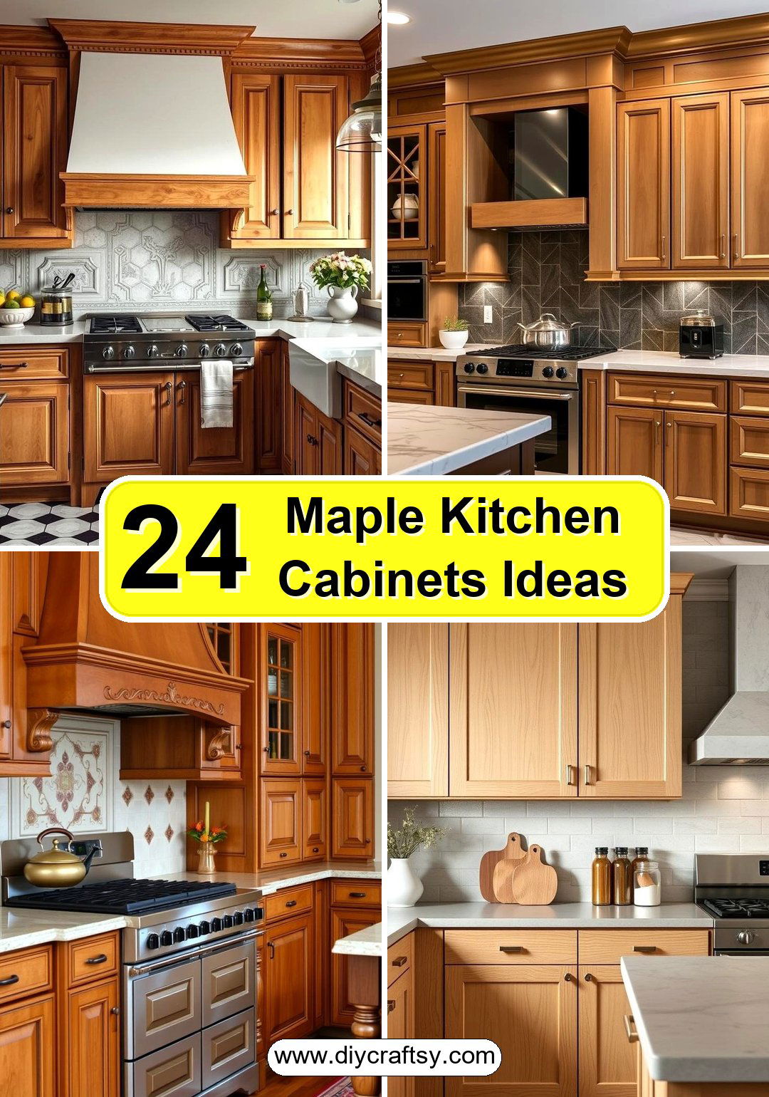 Maple Kitchen Cabinets Ideas