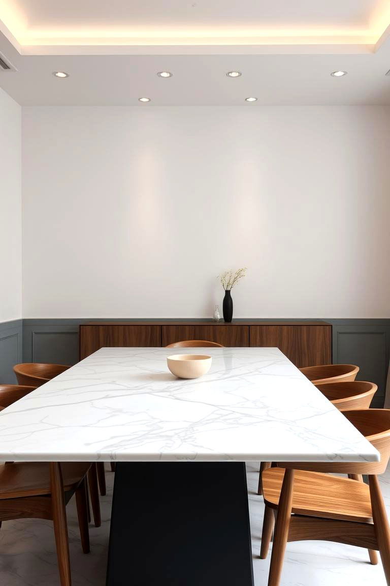Marble Dining Table for Timeless Elegance - 24 Luxury Dining Room Ideas