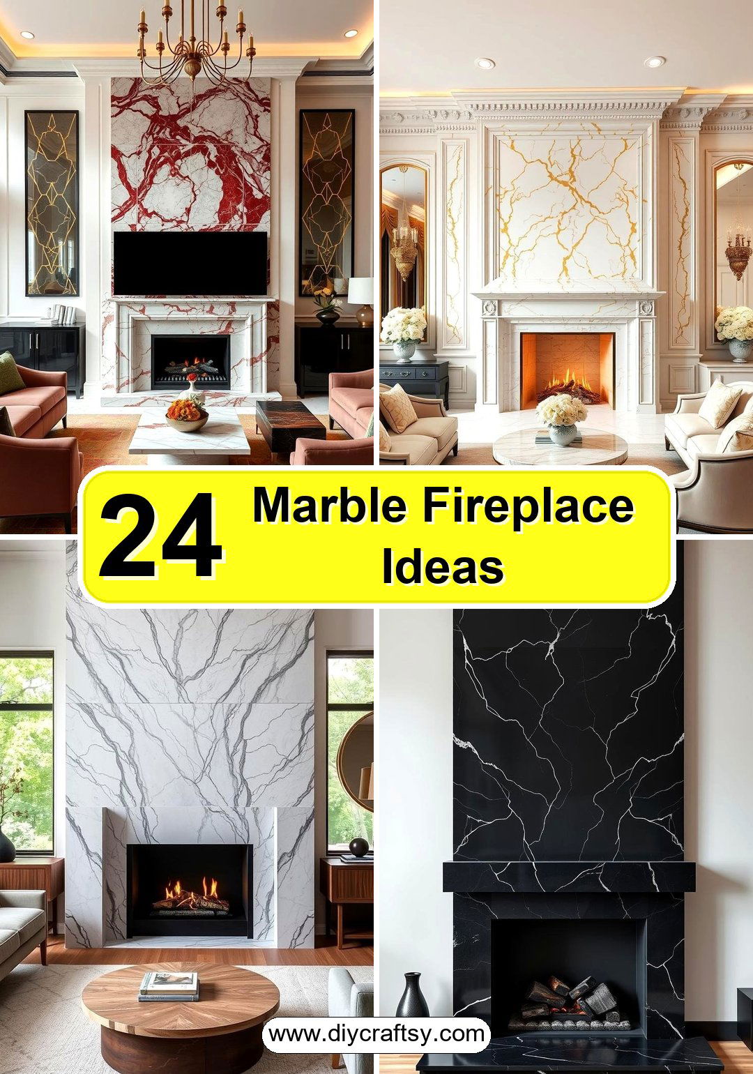 Marble Fireplace Ideas