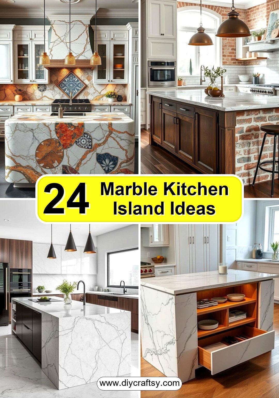 Marble Kitchen Island Ideas