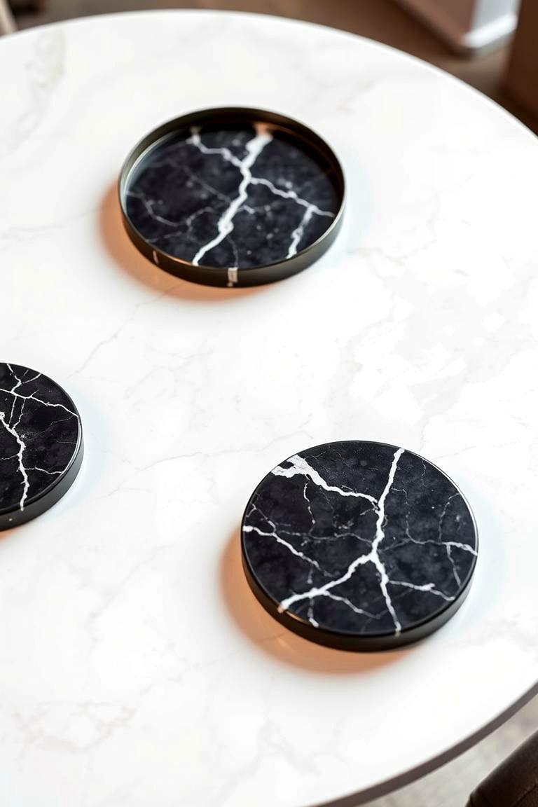 Marble Touches - 24 Dining Table Decor Ideas