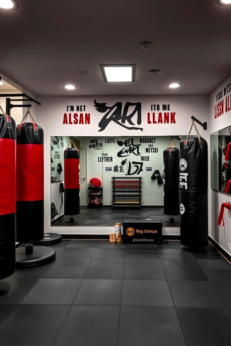 Martial Arts Arena - 24 Man Cave Ideas