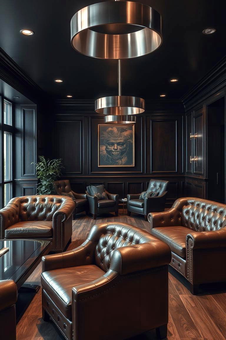 Masculine Elegance - 24 Bachelor Room Ideas